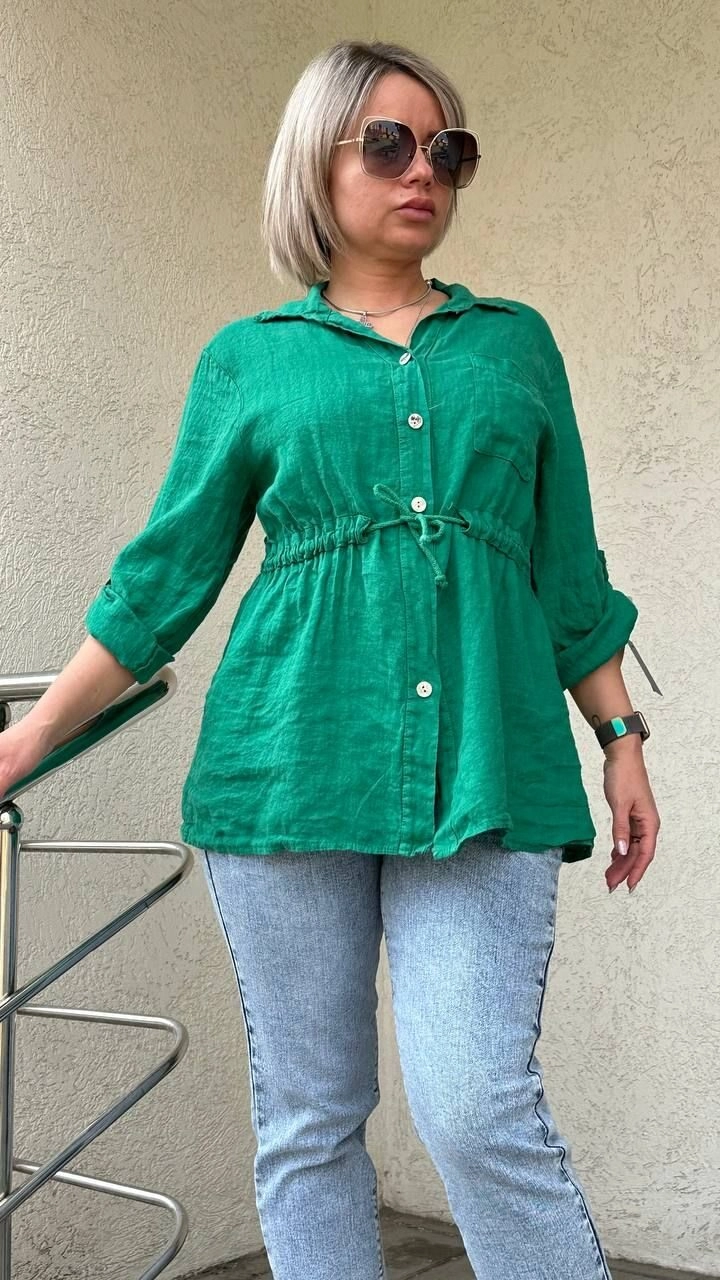 Рубашка зеленого цвета MODLAV ML4343-783