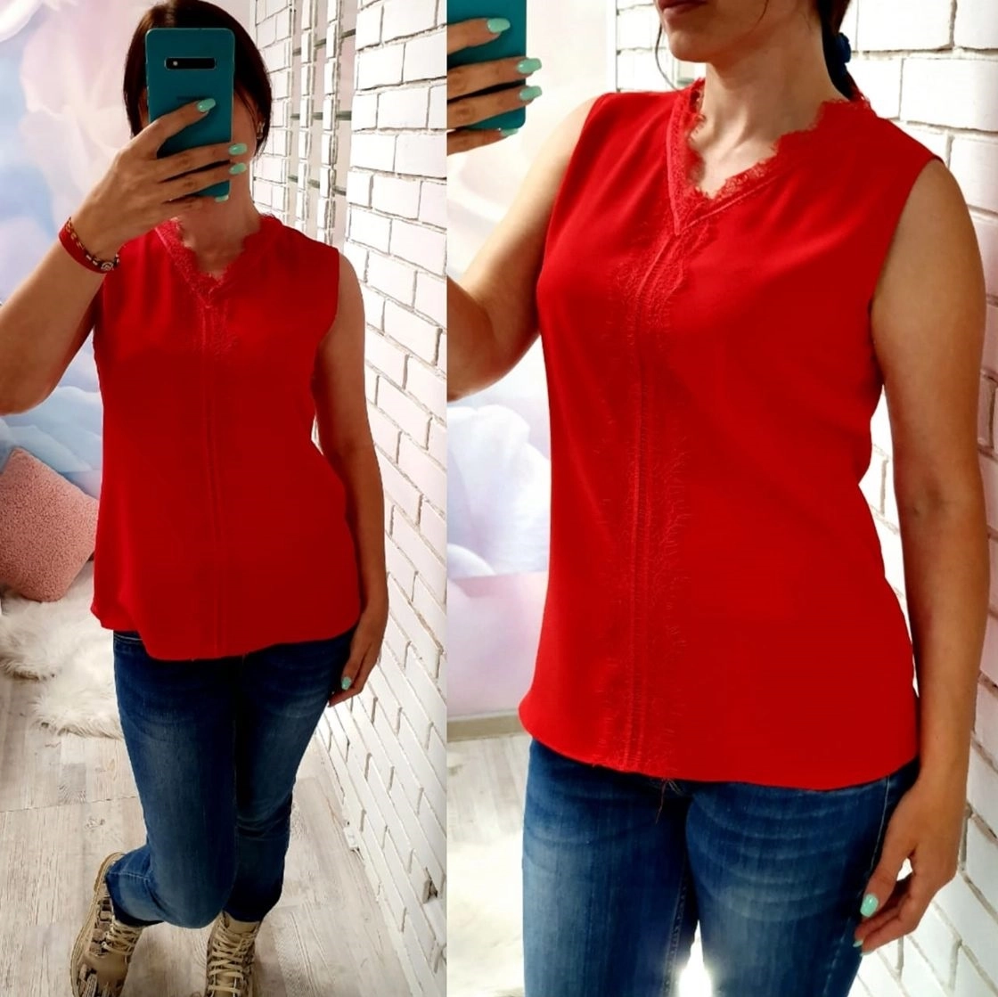 Блуза красного цвета MODLAV ML2668-5