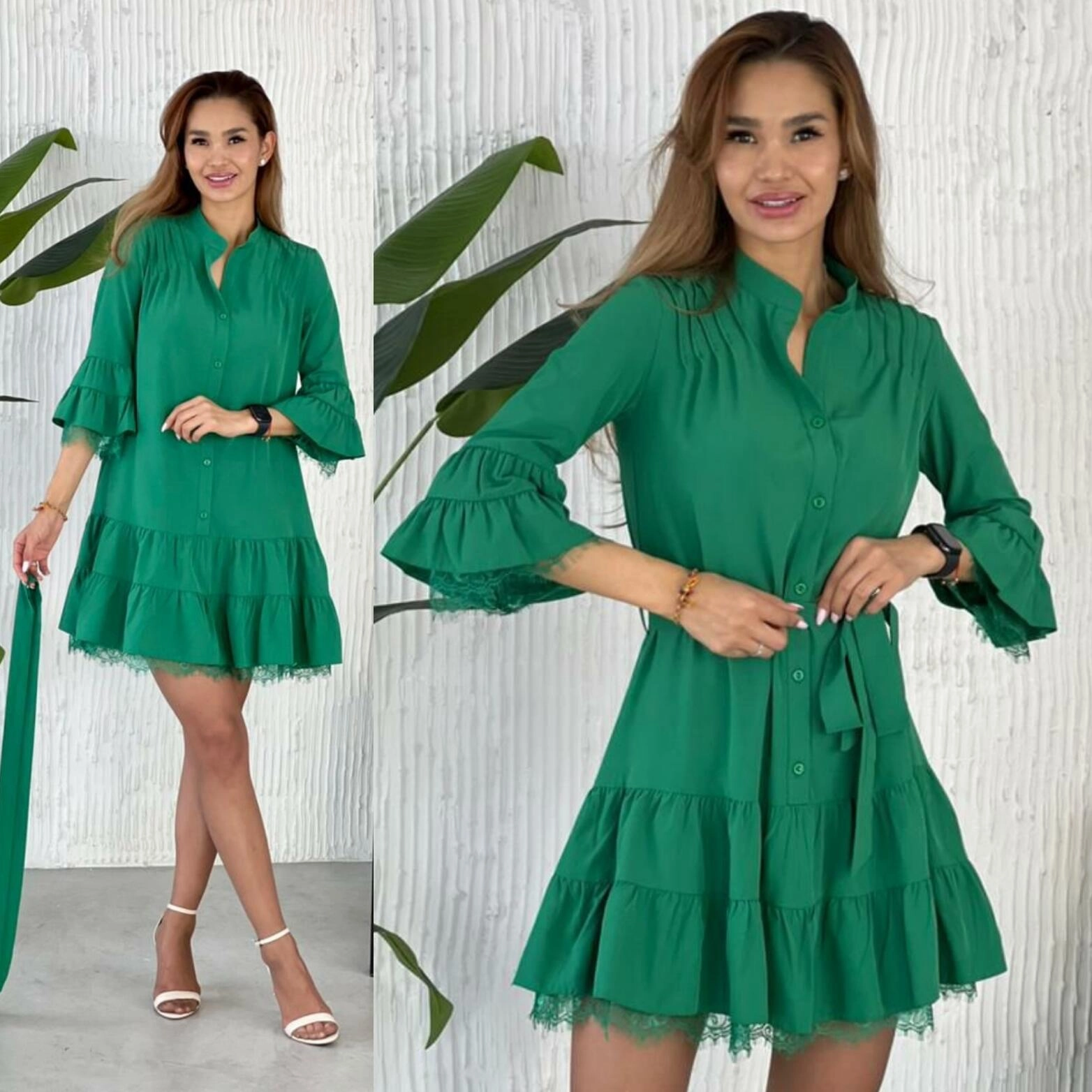 Платье зеленого цвета MODLAV ML2608-783