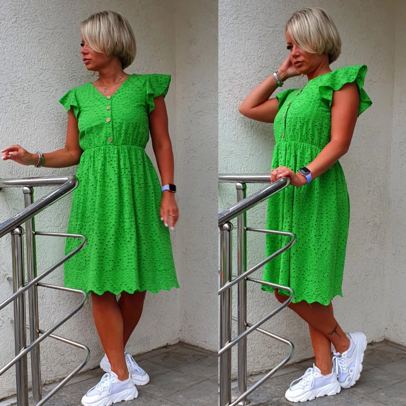 Платье зеленого цвета MODLAV ML3703-783