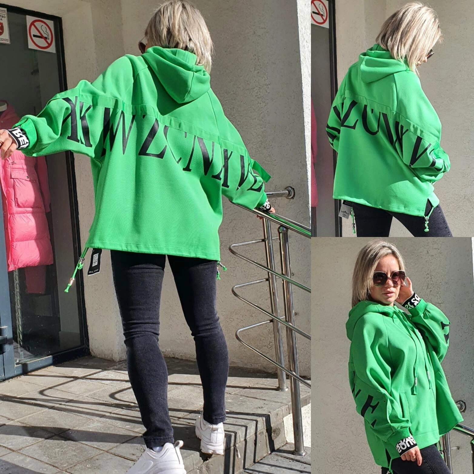 Куртка-Ветровка зеленого цвета MODLAV ML3943-783