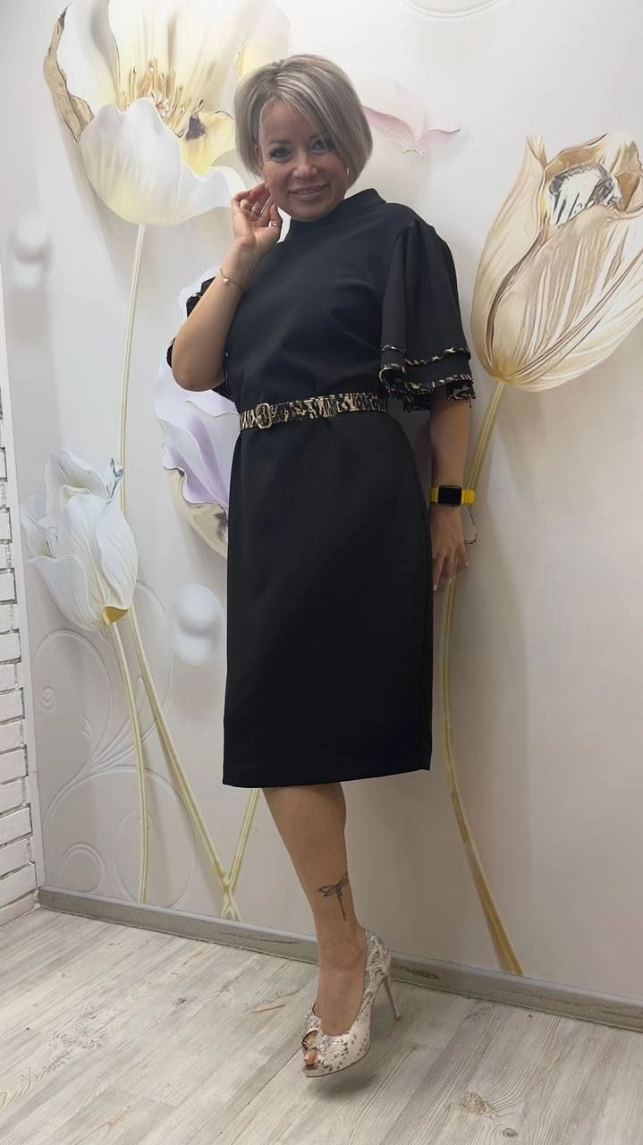 Платье обаятельное черного цвета MODLAV ML4692-13