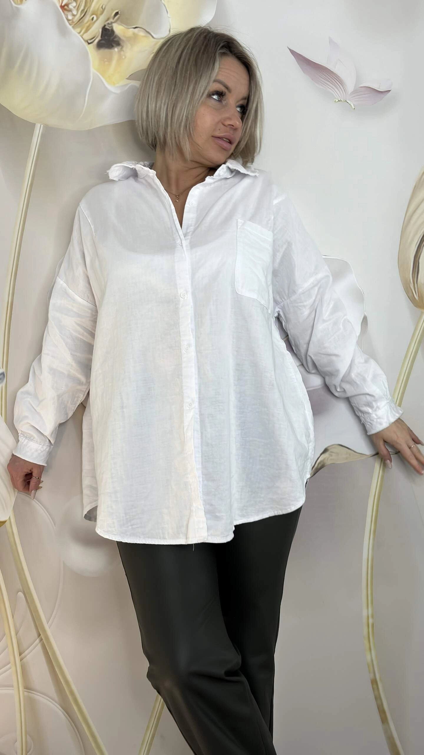 Рубашка "стильная классика" белого цвета MODLAV ML4903-1