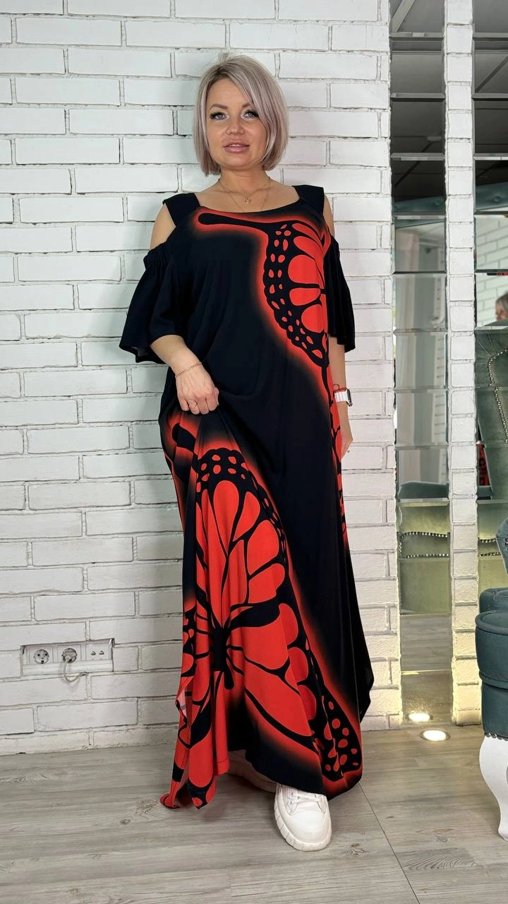 Платье - сарафан из Турции черного цвета MODLAV ML5120-13