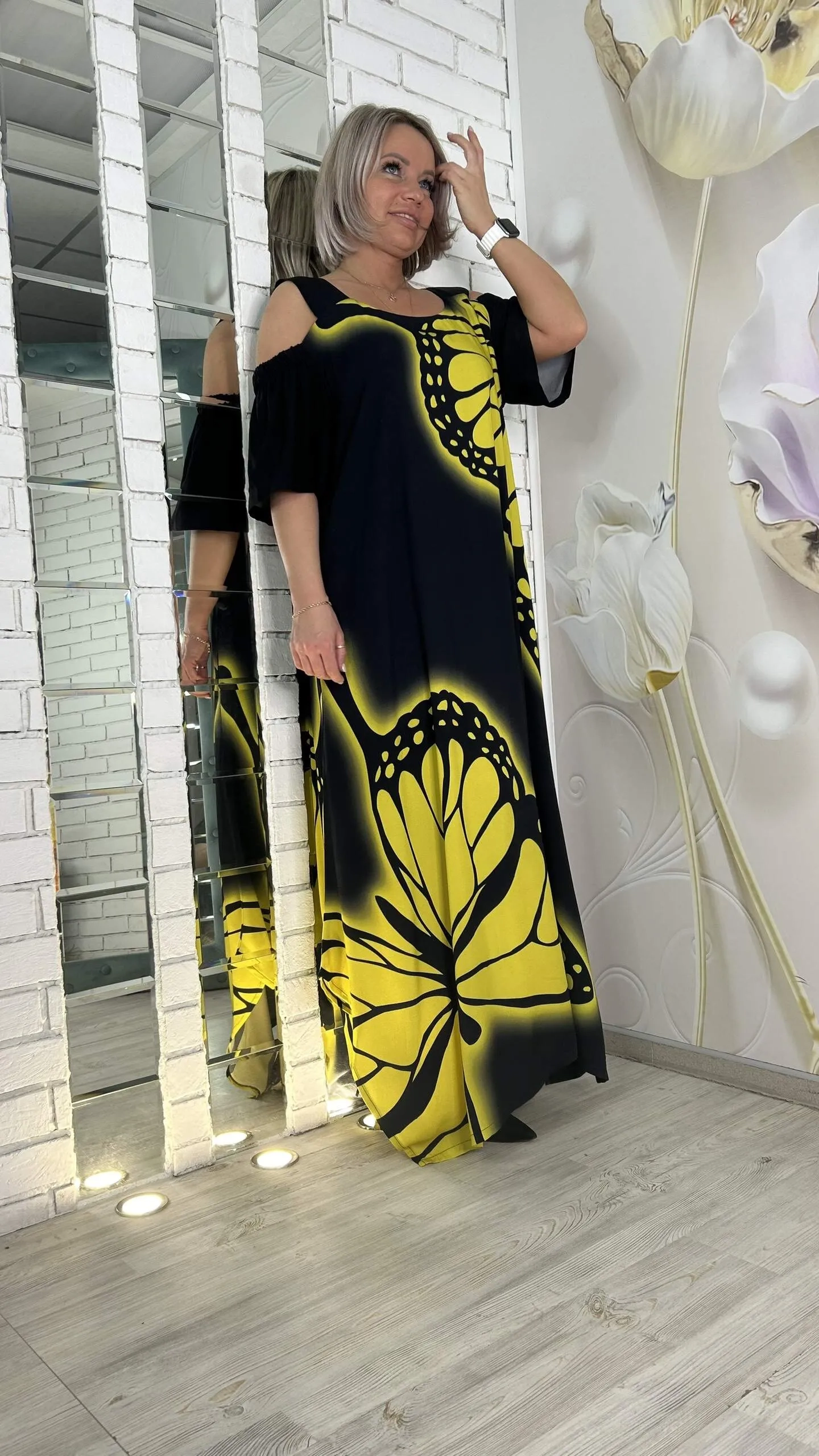 Платье - сарафан из Турции черного цвета MODLAV ML5120-13