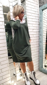 Платье цвета хаки MODLAV ML4030-27