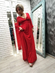 Платье красного цвета MODLAV ML4032-5