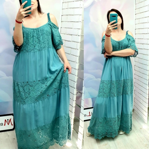 Платье бюрюзового цвета MODLAV ML331-10