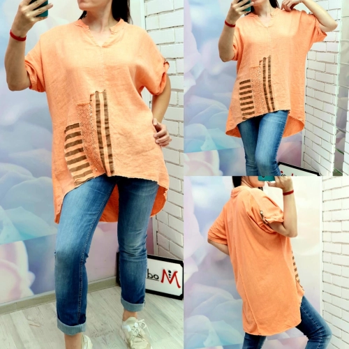 Блуза оранжевого цвета MODLAV ML2118-6