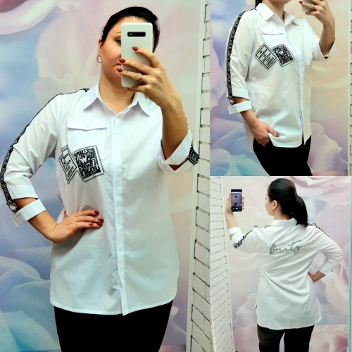 Рубашка белого цвета MODLAV ML2698-1
