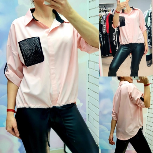 Рубашка розового цвета MODLAV ML2850-26