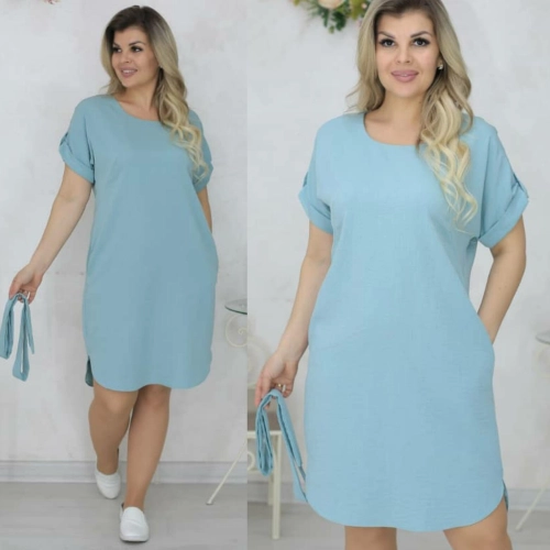 Платье голубого цвета MODLAV ML2937-9