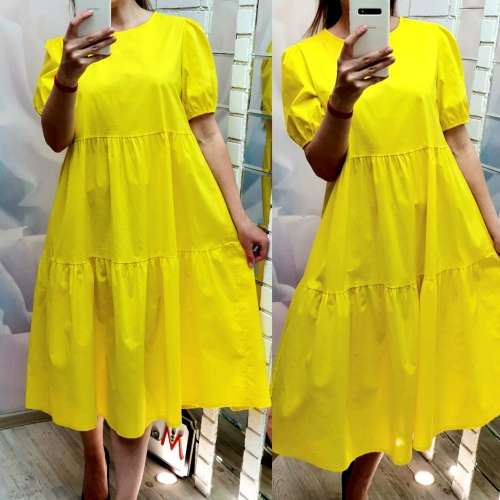Платье желтого цвета MODLAV ML2967-14