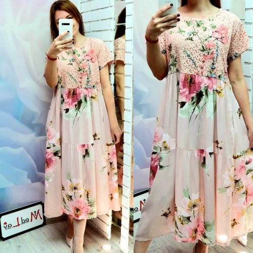 Платье розового цвета MODLAV ML2318-26