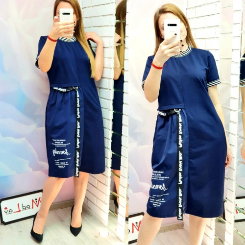 Платье синего цвета MODLAV ML2975-7