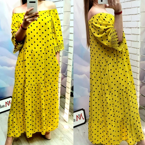 Платье желтого цвета MODLAV ML3008-14
