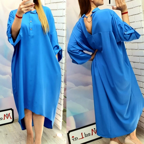 Платье синего цвета MODLAV ML2928-7