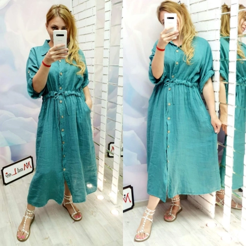 Платье бюрюзового цвета MODLAV ML3041-10