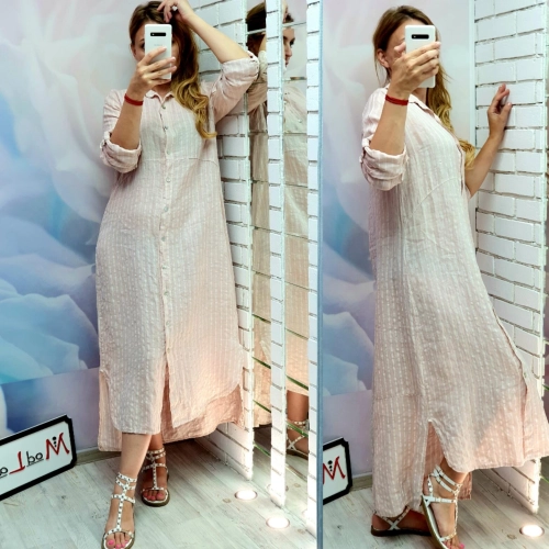 Платье-Рубашка цвета пудры MODLAV ML3038-299