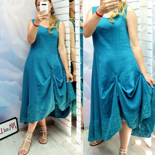 Платье синего цвета MODLAV ML3047-7