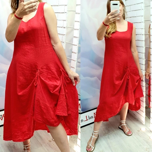 Платье красного цвета MODLAV ML3047-5