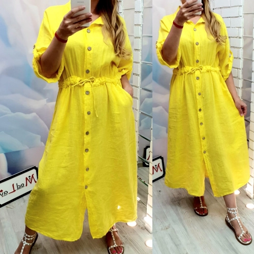 Платье желтого цвета MODLAV ML3041-14