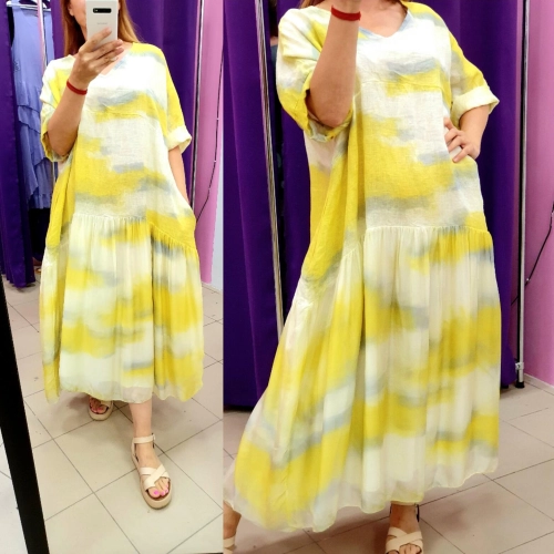 Платье желтого цвета MODLAV ML3017-14