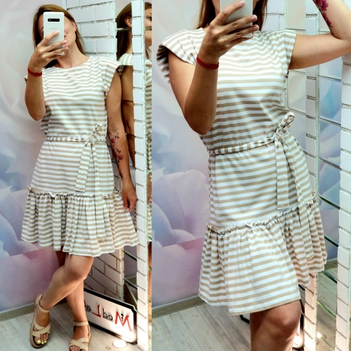 Платье белого цвета MODLAV ML3056-1