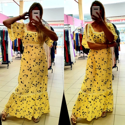 Платье желтого цвета MODLAV ML2841-14