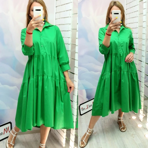 Платье зеленого цвета MODLAV ML3126-783