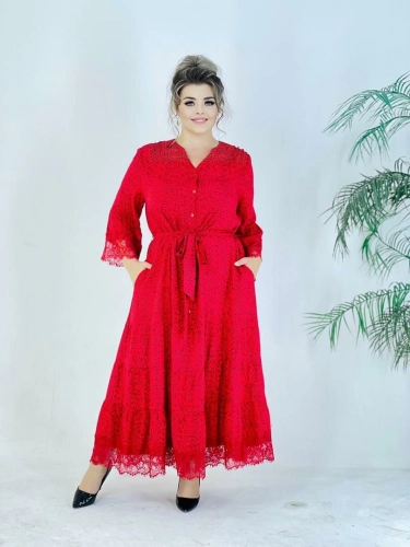 Платье красного цвета MODLAV ML3135-5