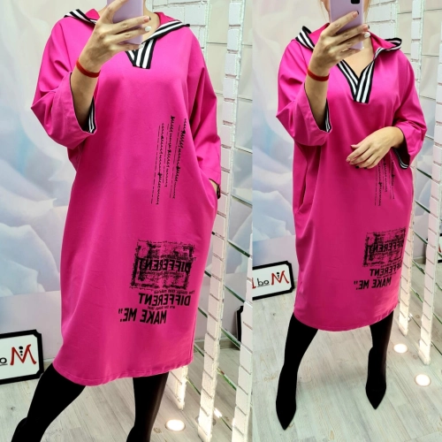 Платье цвет фуксии MODLAV ML3055-274