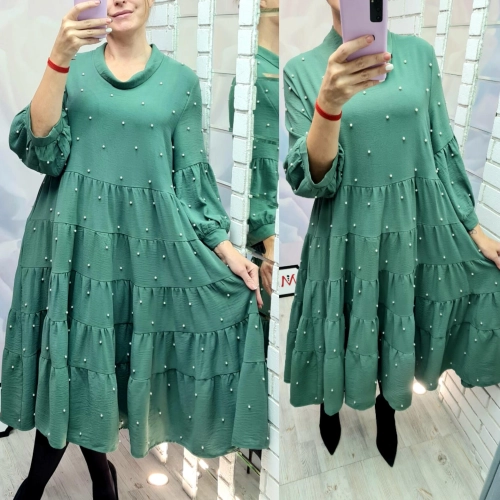 Платье зеленого цвета MODLAV ML2592-783