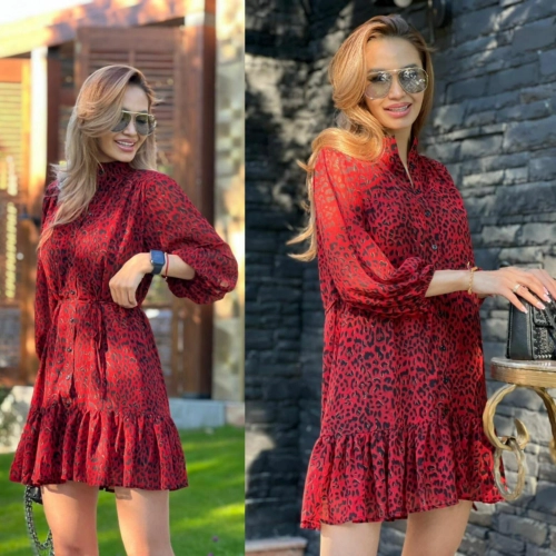Платье красного цвета MODLAV ML3413-5