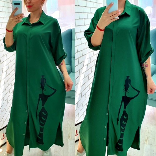 Платье зеленого цвета MODLAV ML2900-783