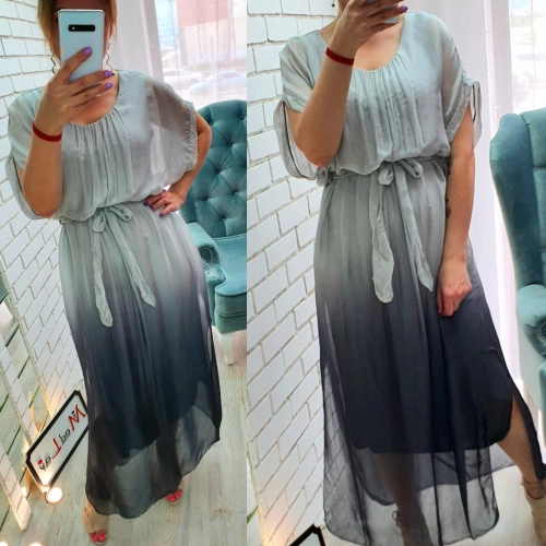 Платье серого цвета MODLAV ML3609-29
