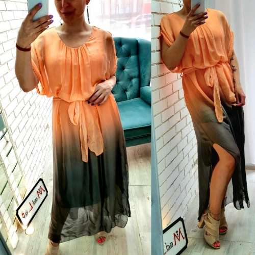 Платье оранжевого цвета MODLAV ML3609-6