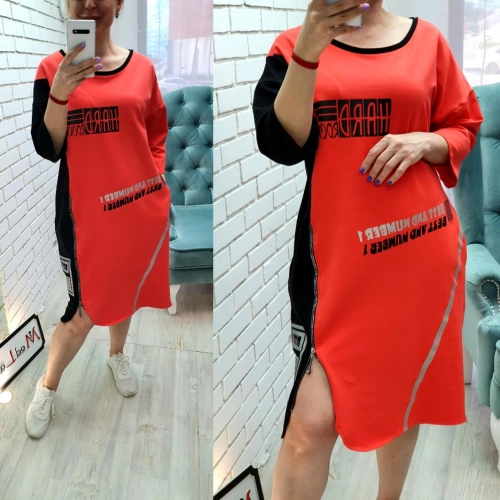 Платье красного цвета MODLAV ML3612-5