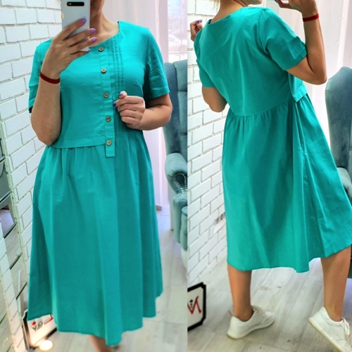 Платье бюрюзового цвета MODLAV ML3624-10