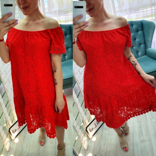 Платье красного цвета MODLAV ML3663-5