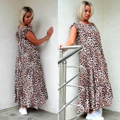 Платье леопардового цвета MODLAV ML3666-482