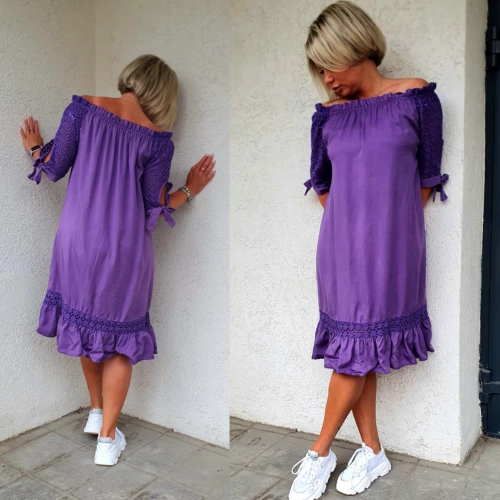 Платье фиолетового цвета MODLAV ML3693-122