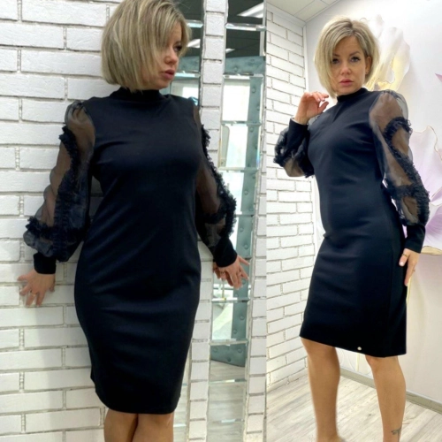Платье вечернее черного цвета MODLAV ML4082-13