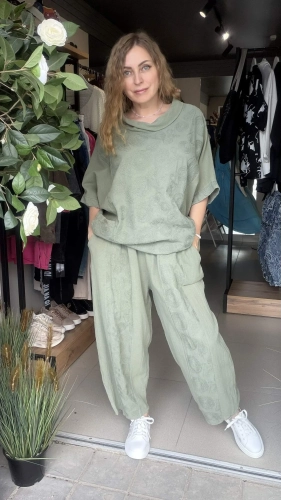 Костюм в стиле Boho из Италии цвета хаки MODLAV ML5302-27